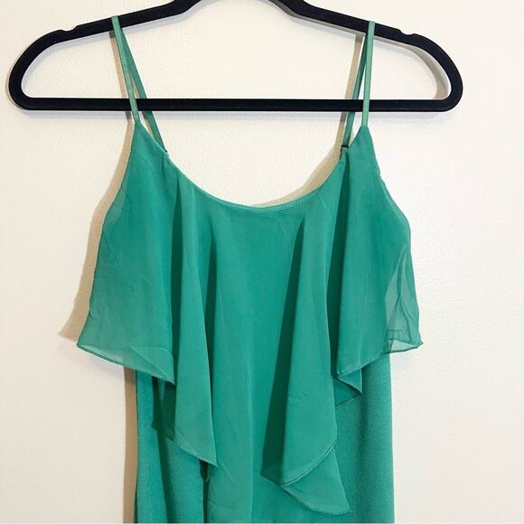 Soprano Women's Turquoise Sleeveless Scoop Neck Popover Mini Dress Size Large - Picture 2 of 11